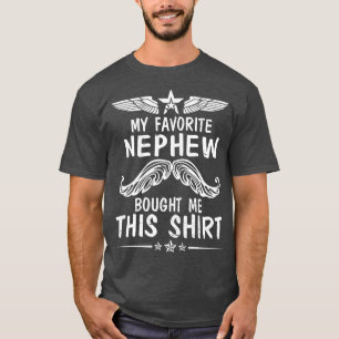 T-shirt Mon Oncle Favori Nephew M'A Acheté Le Visage