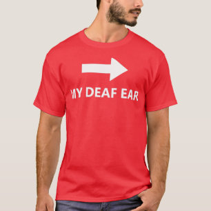 T-shirt Mon oreille sourde gauche 2