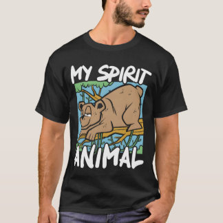 T-shirt Mon ours animal spirituel amateur faune animal our