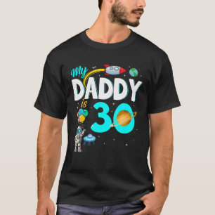 T-shirt Mon Papa A 30 Joyeuses Fêtes des pères 30E Anniv