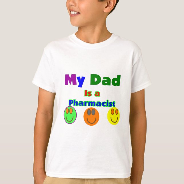 T-shirt "Mon papa est des cadeaux/chemises d'enfants d'un (Devant)