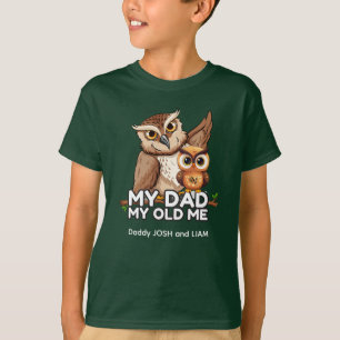 T-Shirt : Mon papa Mon Vieux Moi (vert)