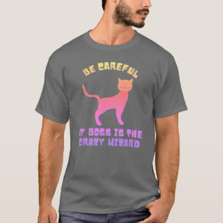 T-shirt Mon Patron Est L'Amoureux des chats De L'Halloween