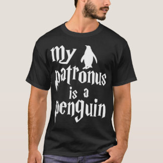 T-shirt Mon Patronus Est Manchot Animal Drôle Filles