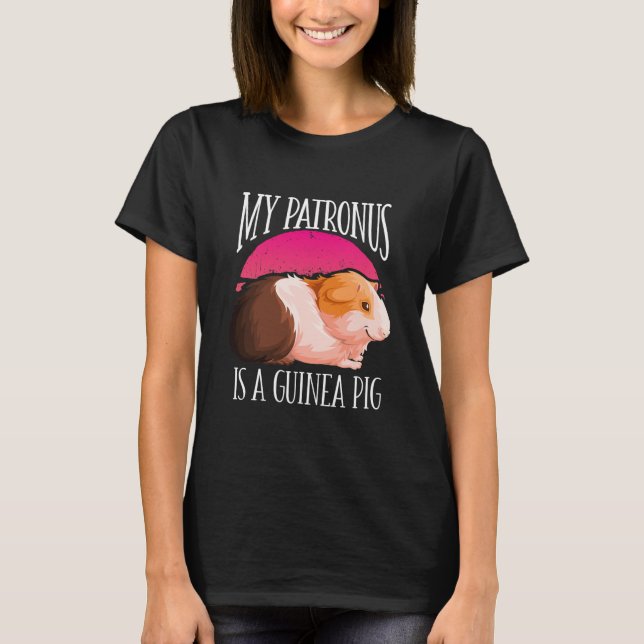 T-shirt Mon Patronus Est Un Cochon De Guinée Drôle (Devant)