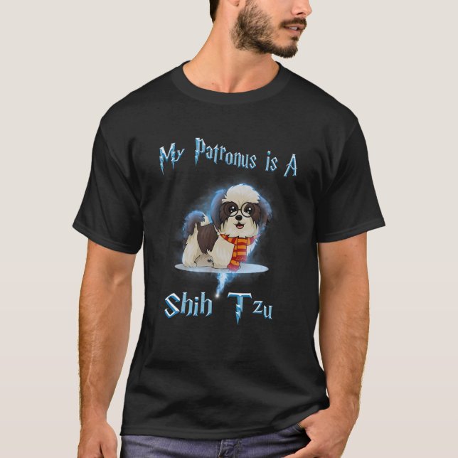 T-shirt Mon Patronus Est Un Tzu Chih (Devant)
