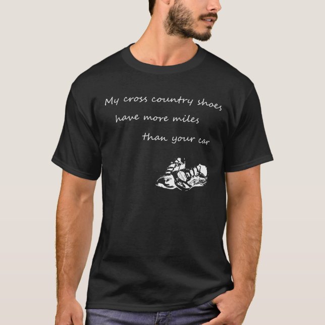 T-shirt Mon pays croisé chausse l'obscurité (Devant)