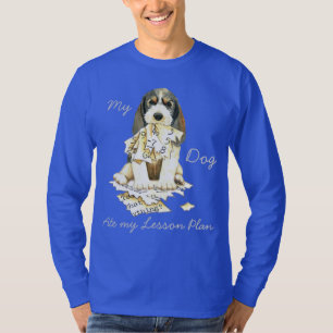 T-shirt Mon PBGV a mangé mon plan de cours