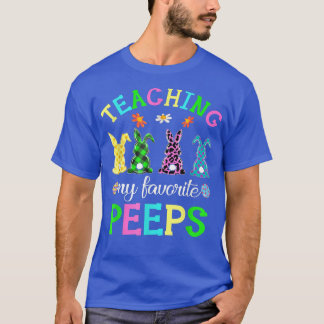 T-shirt Mon Peep préféré m'appelle enseignant Joyeux jour 