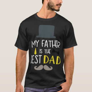 T-shirt mon père est le meilleur papa