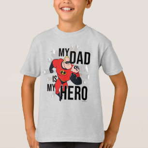 T-shirt Mon père est mon héros