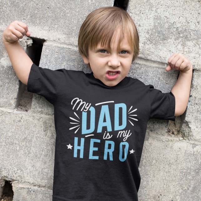 T-shirt Mon Père Est Mon Héros (Créateur téléchargé)