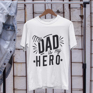 T-shirt Mon Père Est Mon Héros