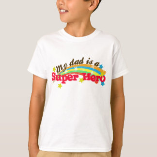 T-shirt Mon père est un super héros