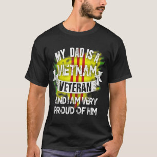 T-shirt Mon père est un vétéran du Vietnam