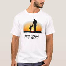 Mon père héros | Silhouette du coucher de soleil p