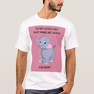 T-shirt Mon Petit Calf me fait rire