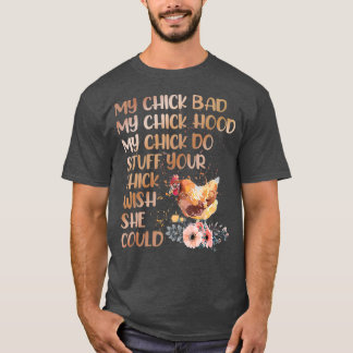 T-shirt Mon Petit Mal Mon Chick Hotte Mon Poumon Faire Du