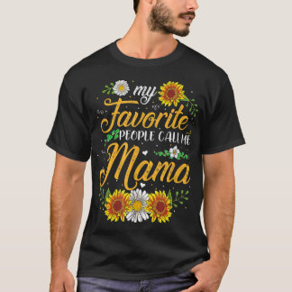 T-shirt Mon peuple favori m'appelle Granny Mother's Day Gi
