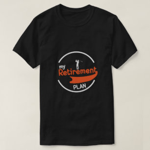 T-shirt Mon plan de retraite golf