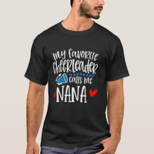 T-shirt Mon Pom-pom girl Favori M'Appelle Nana Funny Cheer
