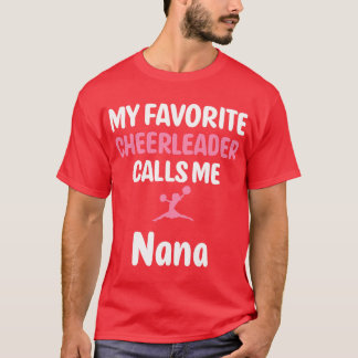 T-shirt Mon Pom-pom girl Favori M'Appelle Nana Supportive 