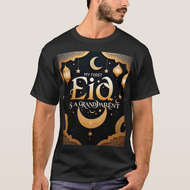 T-shirt Mon premier Aïd en tant que grand-parent chemise p (Devant)