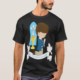 T-shirt Mon Premier Cadeau de Communion Enfants Fils Garço