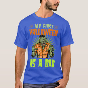 T-shirt Mon Premier Halloween Comme Père Monster Grossesse