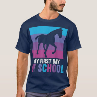 T-shirt Mon premier jour d'école 2022 1ère année retour à 