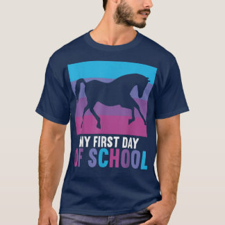 T-shirt Mon premier jour d'école 2022 1ère année retour à 