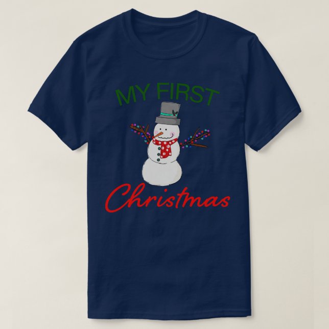 T-shirt mon premier noël 2 (Design devant)