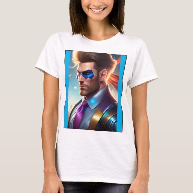 T-shirt Mon Premier Produit Pour Superheros (Devant)
