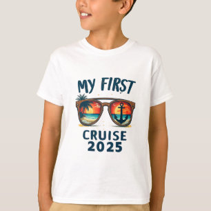 T-shirt Mon premier voyage en croisière 2025 Croisière de