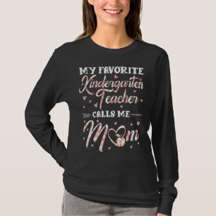 T-shirt Mon Professeur Préféré De maternelle M'Appelle Mam