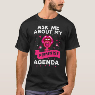 T-shirt Mon Programme Féministe Le Féminisme Pour Les Souf