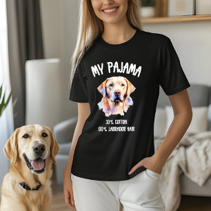 T-shirt Mon pyjama - 10% coton, 90% Labrador Cheveux
