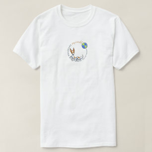 T-shirt Mon Rat terrier blanc rouge du monde