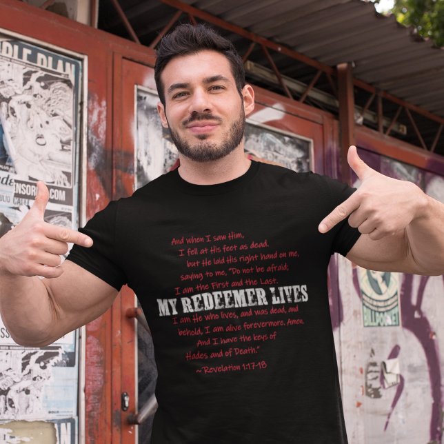 T-shirt MON RÉDEVATEUR VIT Écriture de Pâques Hommes Noirs (Créateur téléchargé)