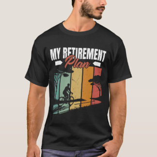 T-shirt Mon Régime De Retraite Vélo Vélos équitation