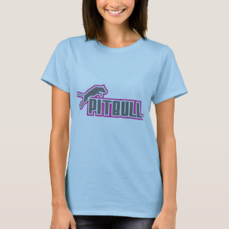 T-shirt Mon rose et gris de Pitbull