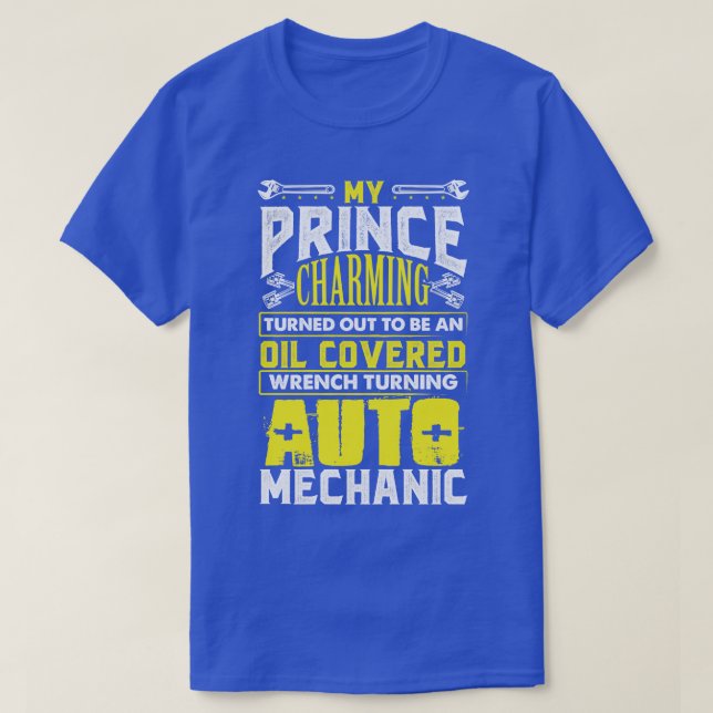 T-shirt Mon s'est avéré être un mécanicien automatique (Design devant)
