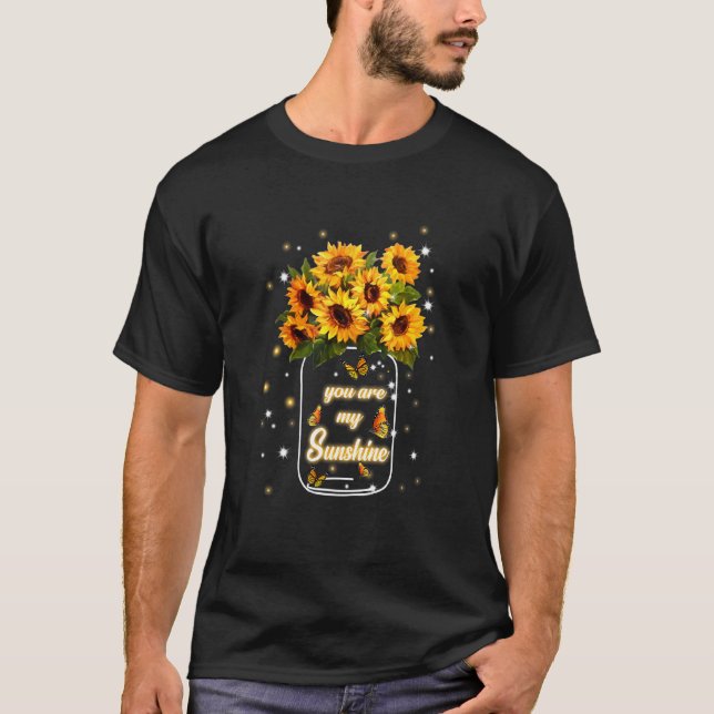 T-shirt Mon Soleil Shine Tournesol Papillon (Devant)
