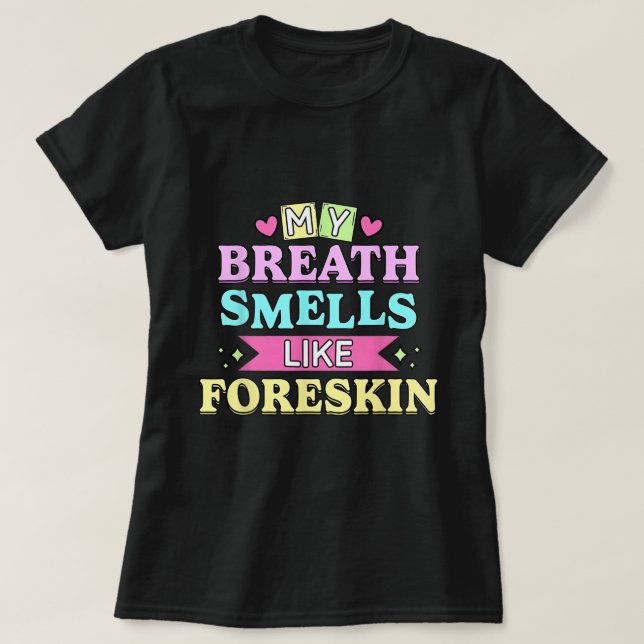 T-shirt Mon souffle sent sale Adulte Adulte Tee humour Adu (Design devant)