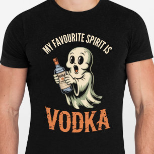 T-shirt Mon Spirti favori est Vodka - Drôle Halloween