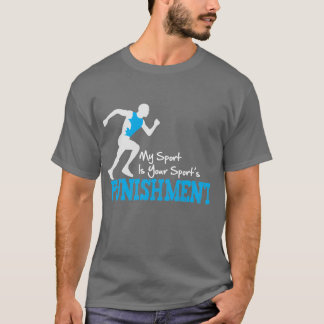T-shirt MON sport est le mâle courant de la punition de