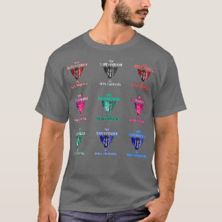 T-shirt Mon super-pouvoir est le couteau lanceur Assorti