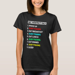 T-shirt Mon Surf de jour parfait Pêche