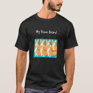 T-shirt Mon tableau de visualisation Corgi Dog