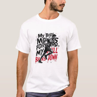T-shirt Mon testament ne marche jamais - Design sportif